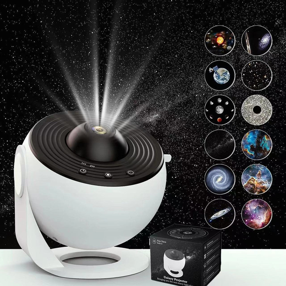 12 In 1 Led Starry Night Light Projector Modern Design Abs