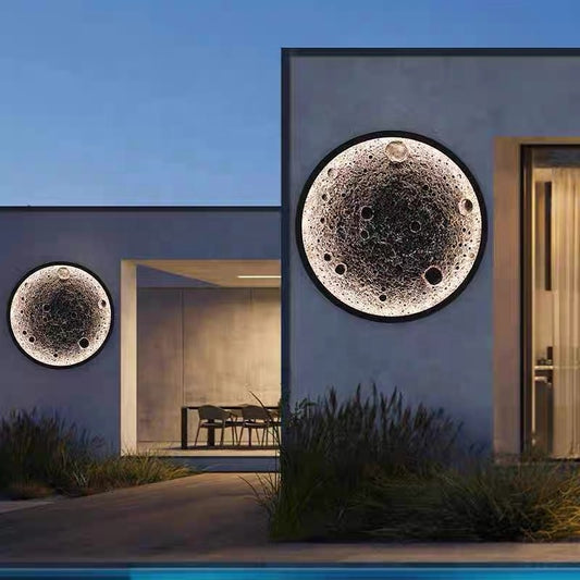 Moon 3d Wall Lamp Decorative Bar Mood Lighting Modelling
