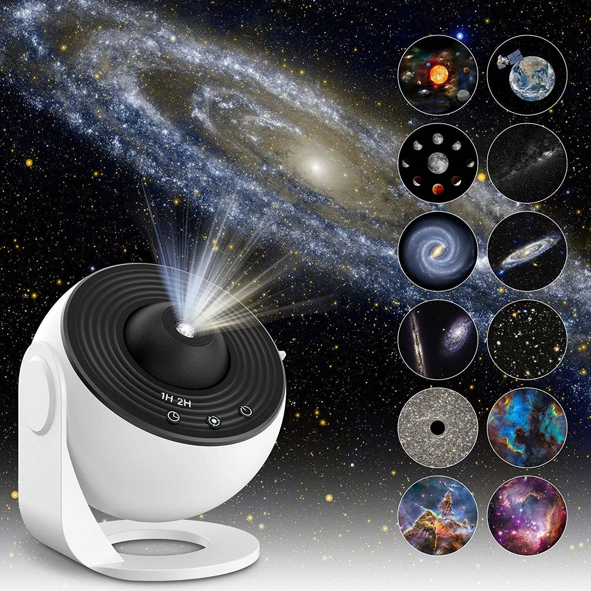 12 In 1 Planetarium Star Projector Rotating Projecto Galaxy